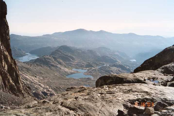 nydiver Lakes from
the route