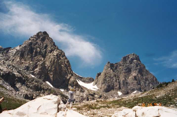 The Ritter
Banner Saddle as seen from above Lake Ediza